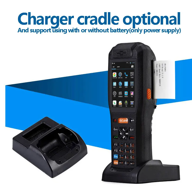 POS терминал на базе Android с чековым принтером и считывателем карт mifare RFID 4G 1D