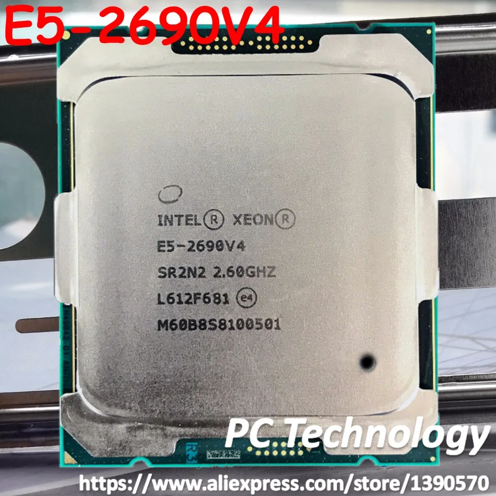 Intel Xeon E5 2690V4 2,60 ГГц 14-Core 35 Мб smartcache E5-2690V4 E5 2690 V4 FCLGA2011 135W E5-2690 V4