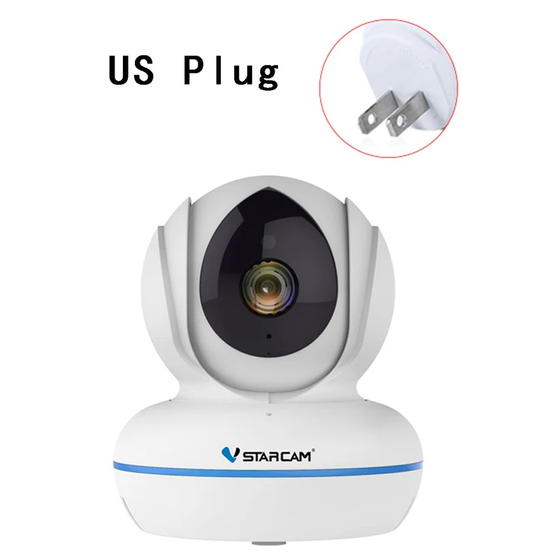 Видеоняня Vstarcam 4MP Full HD 2,4G 5G WiFi BeBe Baba электронная няня ночного видения беспроводная видео няня камера - Цвет: camera with US plug