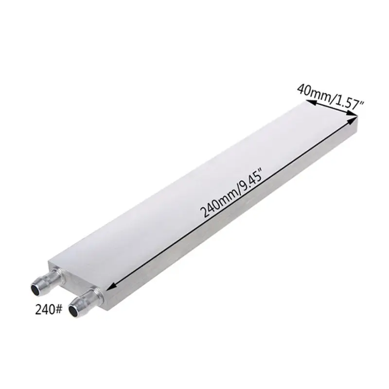 40*120mm Primary Aluminum Water Cooling Block Heat Sink System For PC Laptop CPU