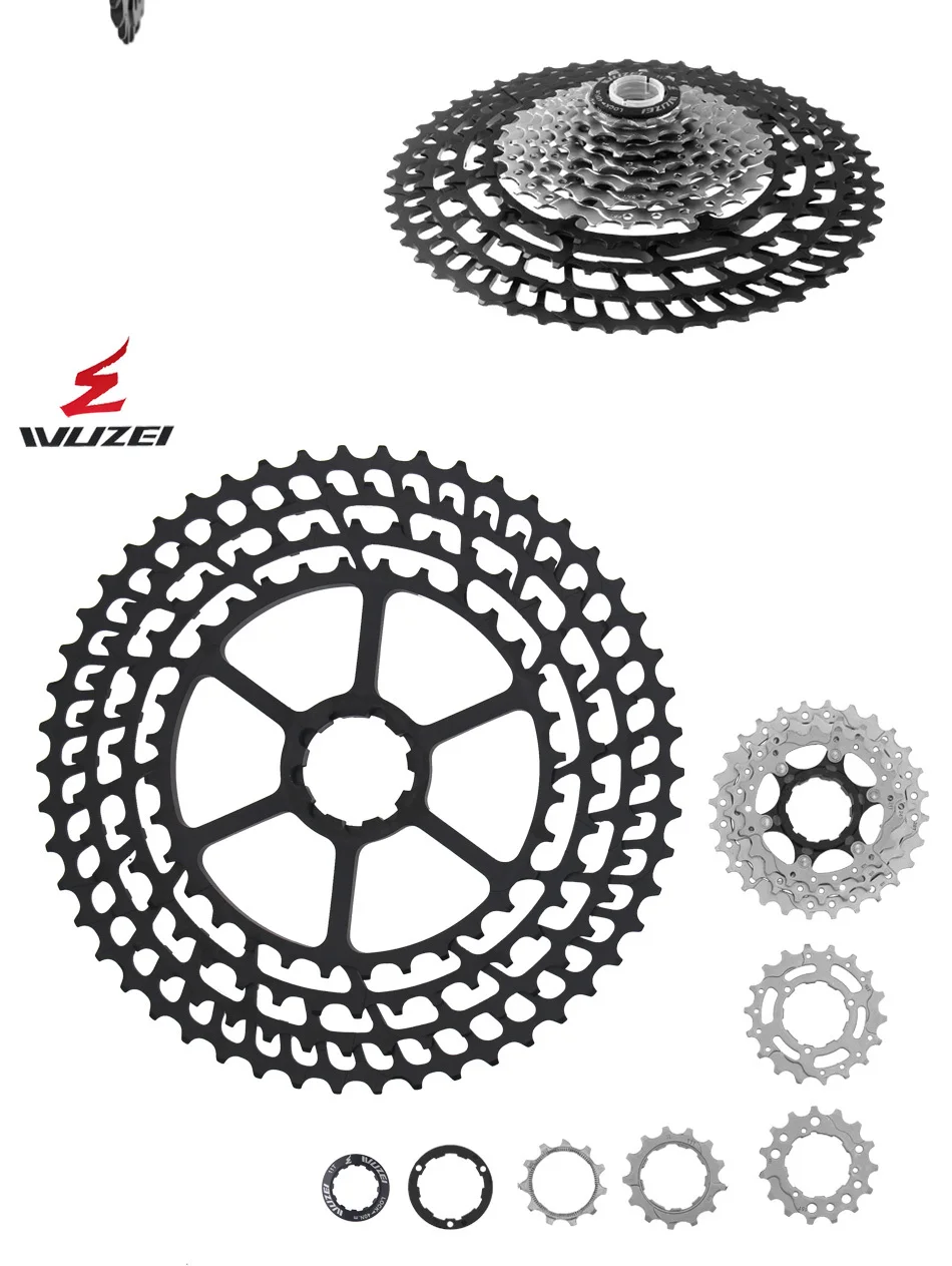 WUZEI 11/12 speed 11-50T 52T кассета Сверхлегкий велосипед Freewheel 11T CNC Freewheel горный велосипед запчасти для Shimano GX