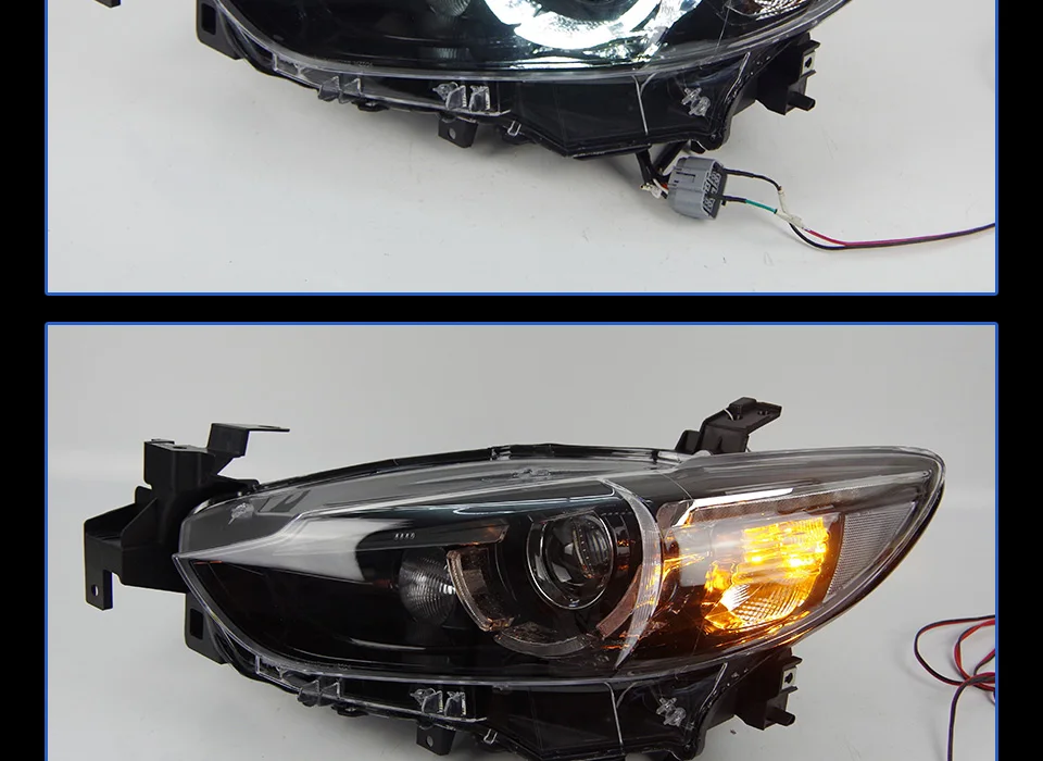 АКД Автомобиль Стайлинг фара для Mazda 6 фара дизайн Mazda 6 atenсветодио дный ZA LED DRL H7 D2H Hid вариант Ангел глаз би ксенон луч