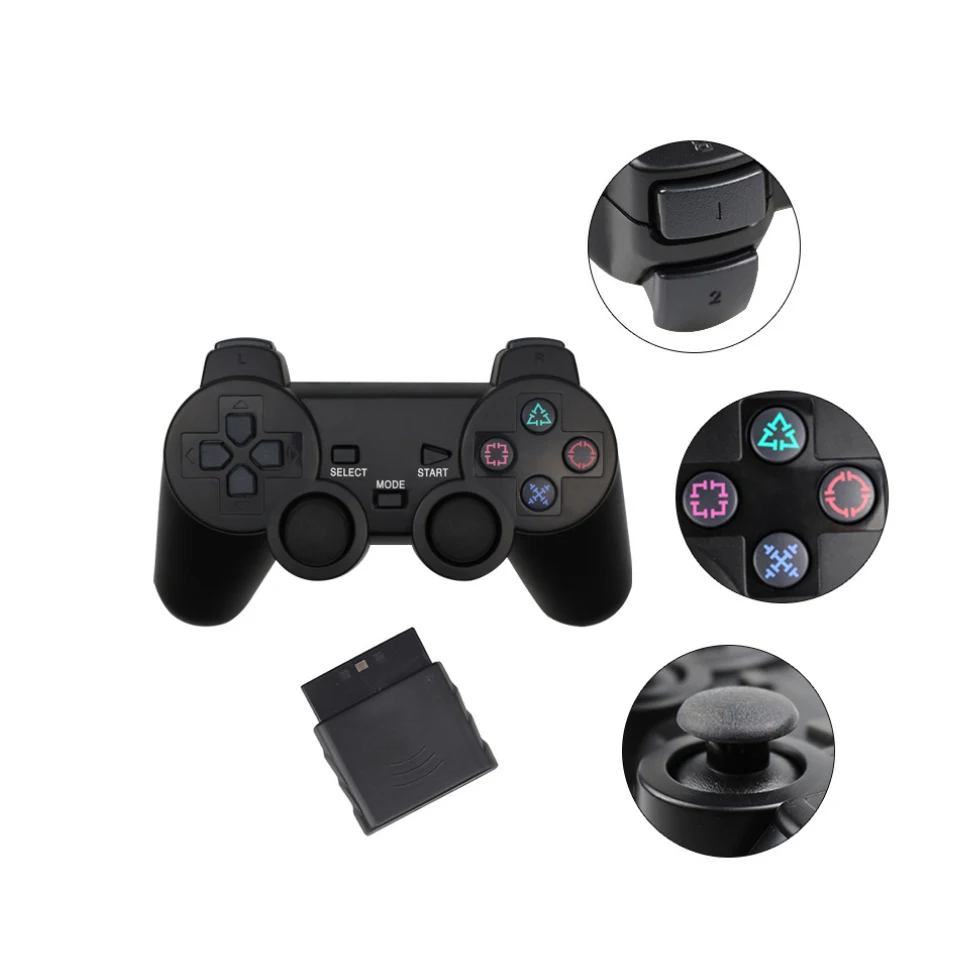Беспроводной геймпад для Sony PS2 контроллер Playstation 2 Консоль джойстик Двойной