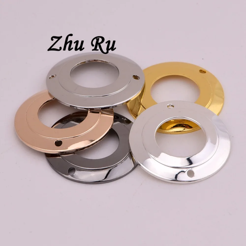 ZHU RU 10 шт./лот 20 мм медные кольца турбины солнечное затмение Сатурн форма для