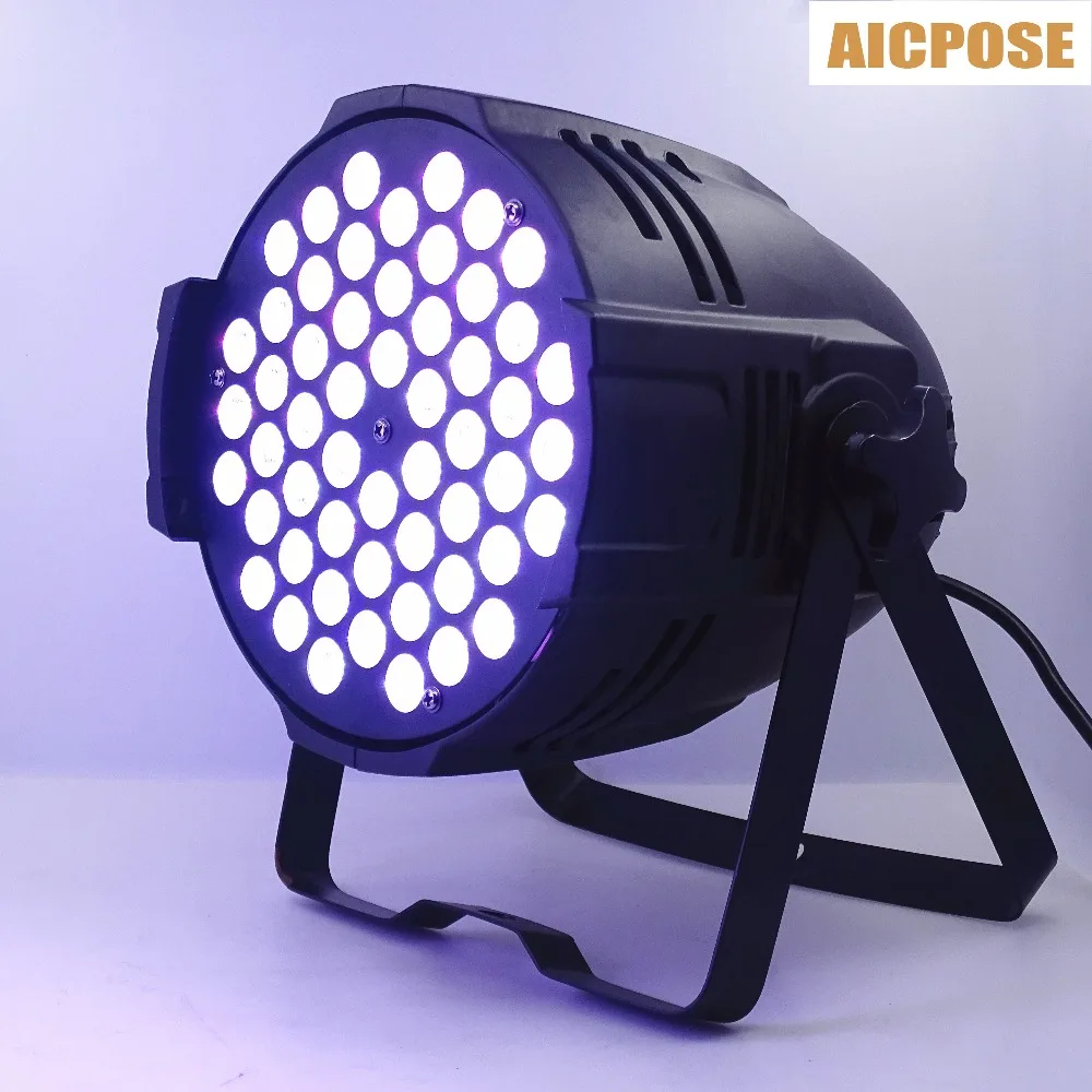 54x9 Вт светодиодный Par огни RGB 3в1 диско-огни Светодиодный сценический свет настенная шайба бар для сцена на вечеринках и шоу огни