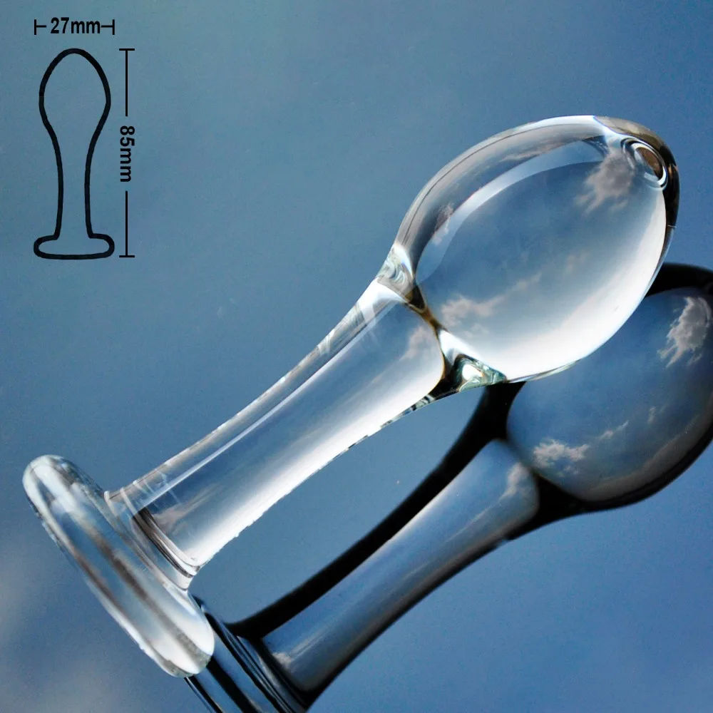 Tiny pyrex glass dildo small crystal anal beads butt plug fake penis artificial dick adult sex toys for gay women men masturbate | Красота и