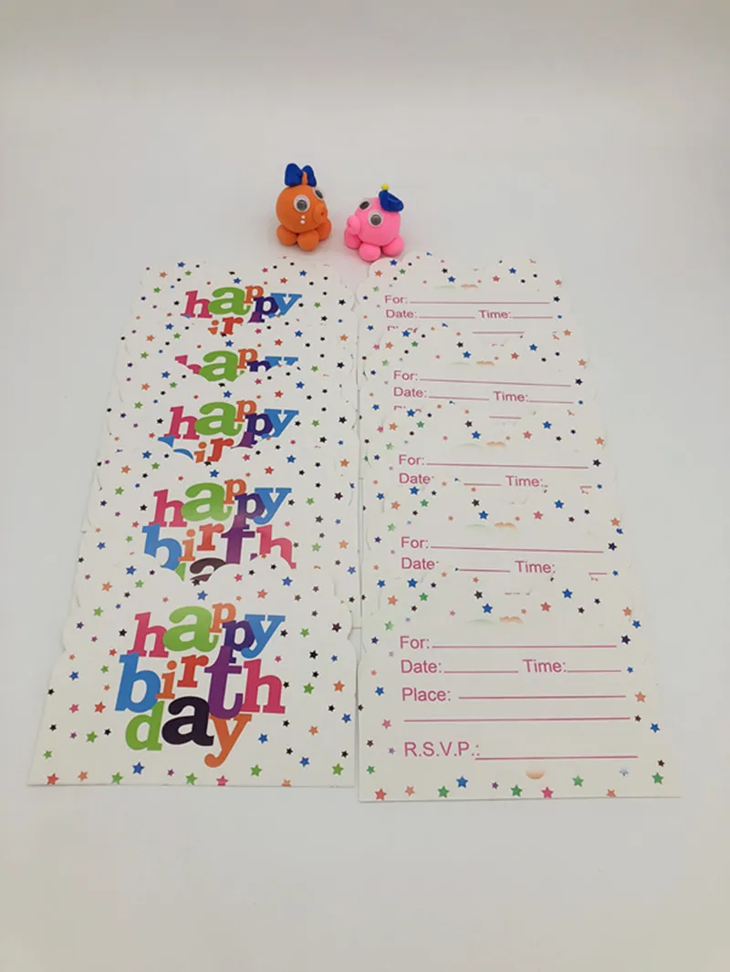 10 шт. Белый звезда День рождения тема С Днем Рождения вечерние украшения