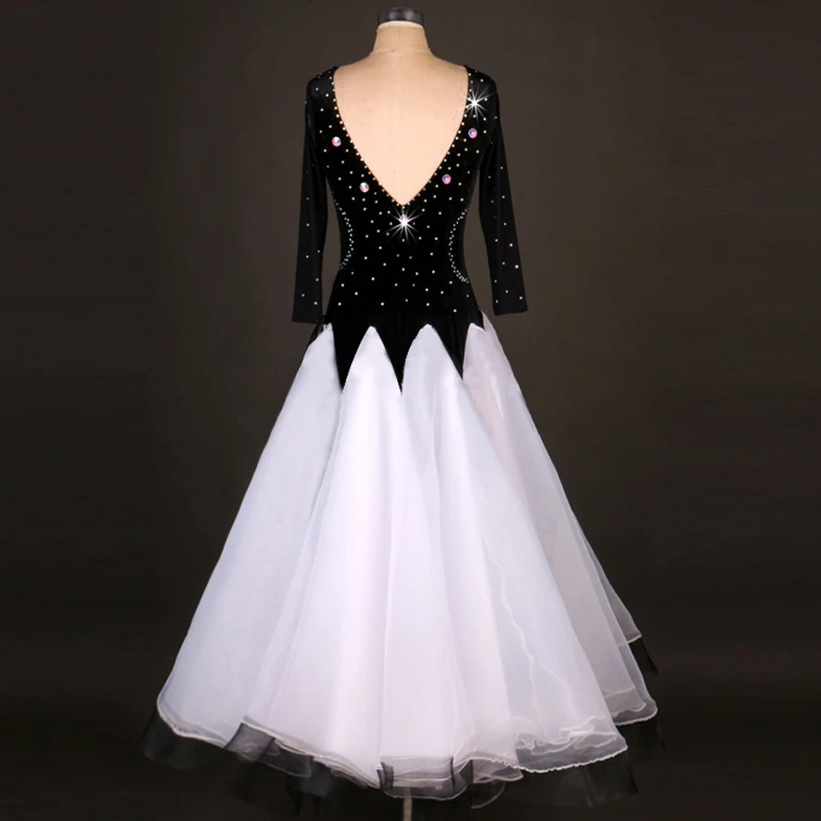 

2018 New Dress For Ballroom Dancing Vestido De Formatura Ballroom Dance Wear Latin Dance Dress Women Rainbow Tutu For Adults