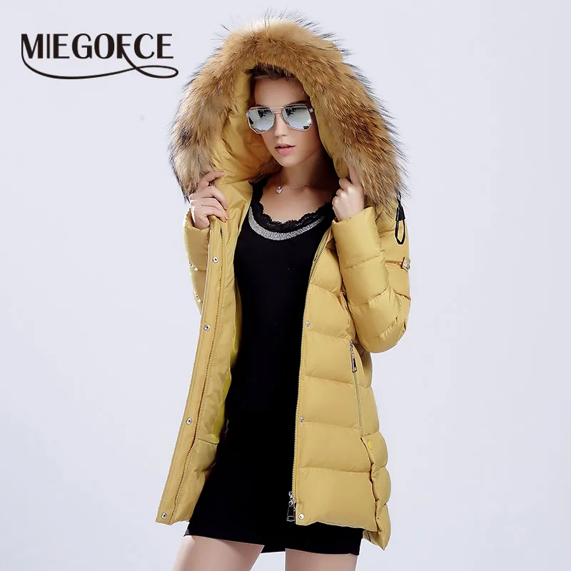 MIEGOFCE Новая Коллекция Пуховик Зимний Женский Зимняя Куртка Женщины Куртки