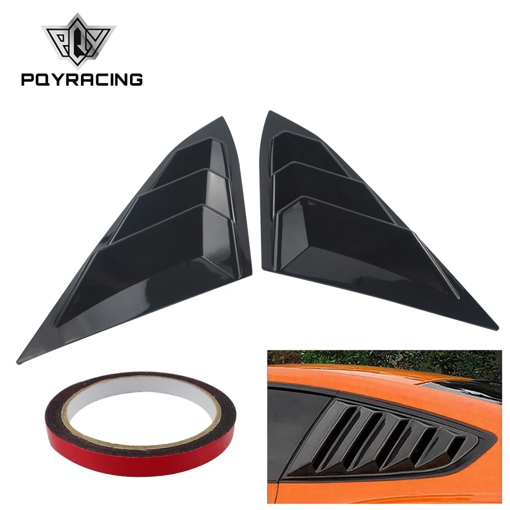 

PQY - Rear Window Quarter Side Vent Window Louvers Scoop Cover For Honda Civic 10th 2016 2017 Car-styling Parts