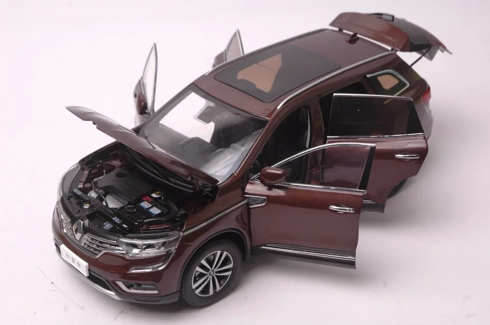 1:18 литая модель для Renault Koleos коричневый внедорожник игрушечный автомобиль миниатюрная коллекция подарок