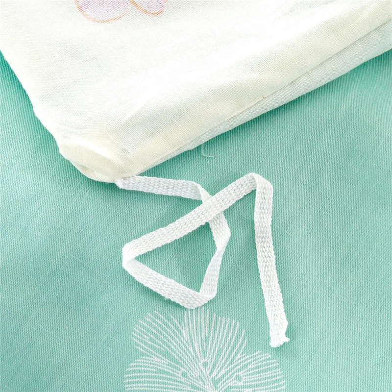 100% хлопок синий цветок сливы пододеяльник набор король Твин королева размер