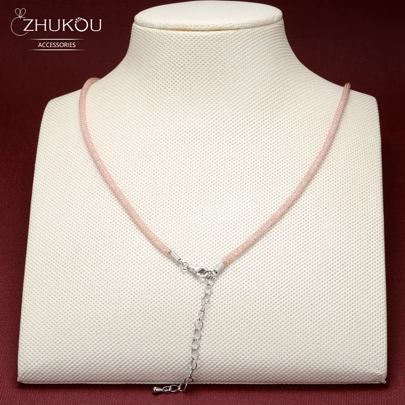 Женская романтичная цепь ZHUKOU из латуни и кубического циркония 2 5x56 мм высокое