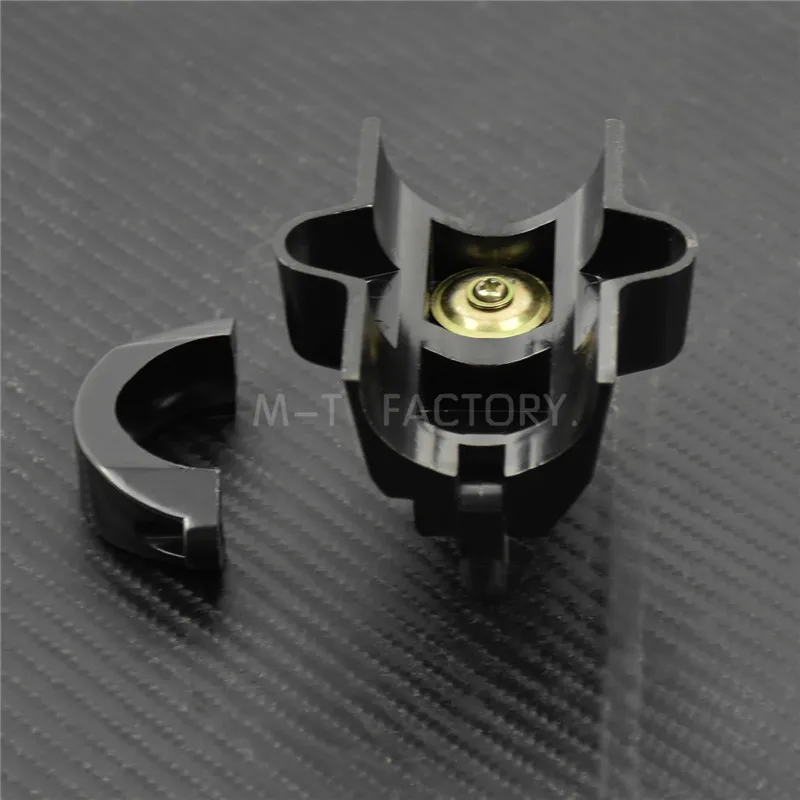 Motorcycle Universal Black Handlebar Shelf Bar Tube Helmet Lock Steel For Harley With 7/8&quot to 1-1/4&quot Tubing Bars | Автомобили и