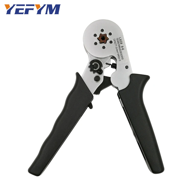 Обжимные плоскогубцы YEFYM LXC8 6-6 Емкость 0 25-6 мм2 23-10 AWG для типа трубки тип иглы