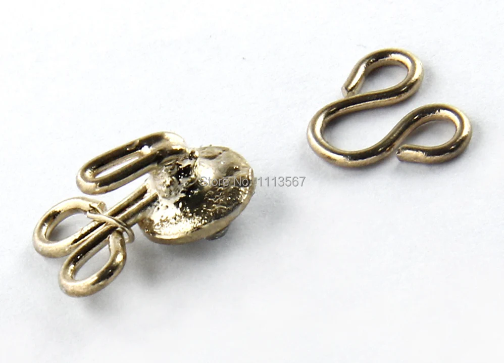 30 штук ремесло золото прозрачный кристалл крюк и глаза застежка талии