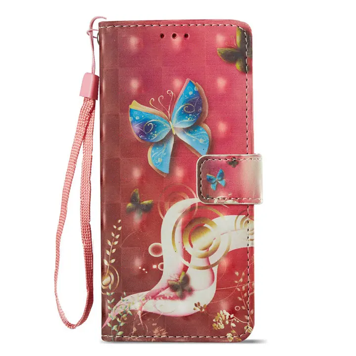 Sunrise B Butterfly Новое поступление чехол для Xiaomi mi A1 5X Red mi 4A Note 4 4X 5A Note4X Note5A премьер-Чехол кожаный силиконовый чехол для телефона на магните чехол P03E - Цвет: Sunrise B Butterfly