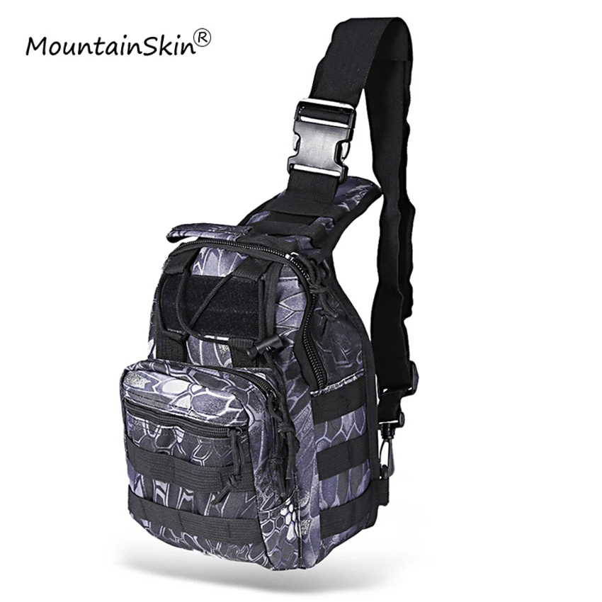 Мужской/женский рюкзак Mountainskin камуфляжный тактический с откидным карманом