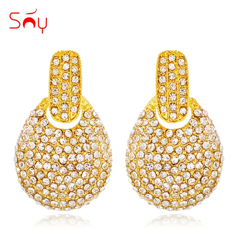 Sunny Jewelry Bohemia Big Star Earrings For Women Long Drop Dangle Cubic Zirconia Party Wedding | Украшения и аксессуары