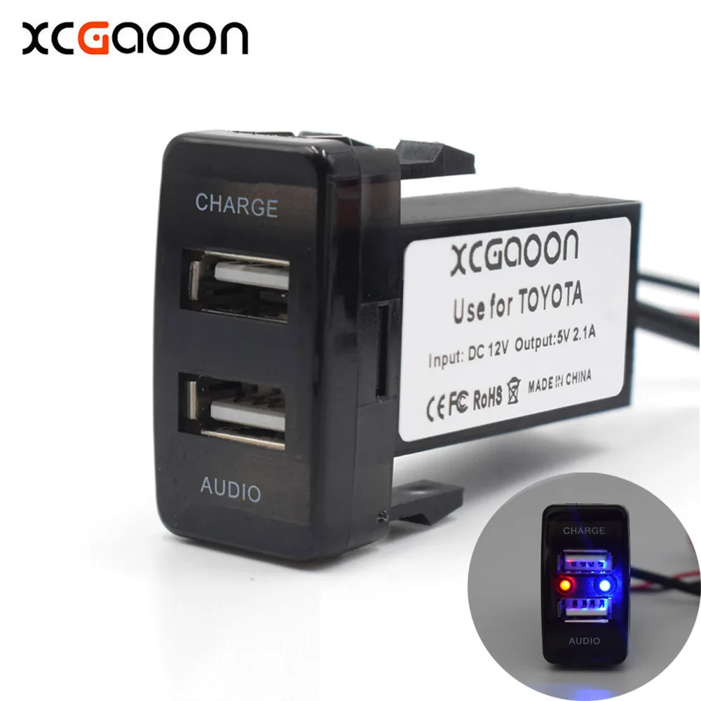 Специальный специальный переходник XCGaoon для автомобильного интерфейса USB 5 в 2 1 А