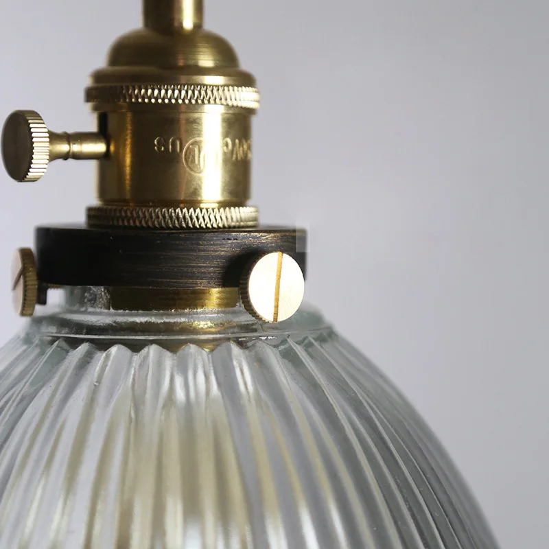 

Copper single head white glass shade lamp chandelier retro wood iron old industrial base chandelier