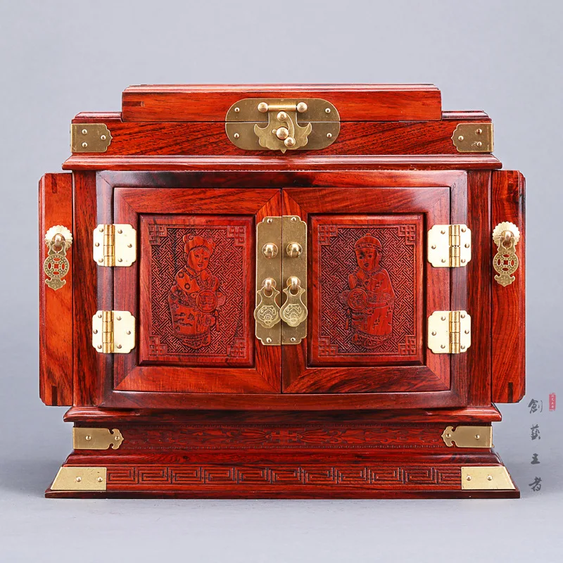 Шкатулка для драгоценностей из розового дерева шкатулка ювелирных изделий