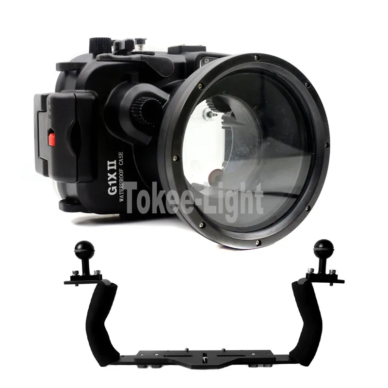 Водонепроницаемый чехол для подводной камеры Canon G1X II 40 метров 130 футов|Сумки