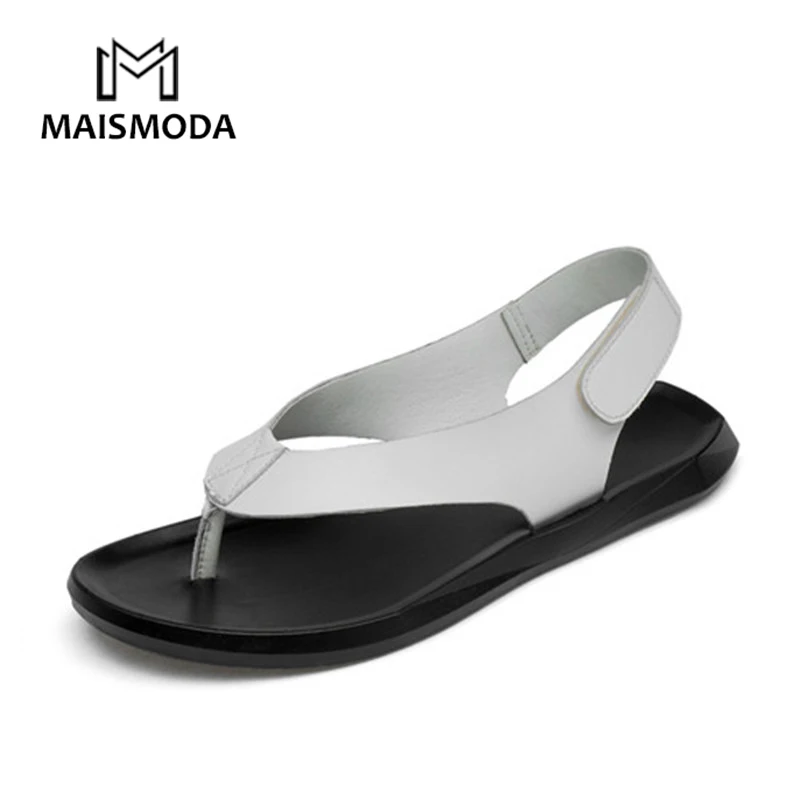 MAISMODA/2019 г. Новые дизайнерские мужские сандалии удобная летняя пляжная обувь из