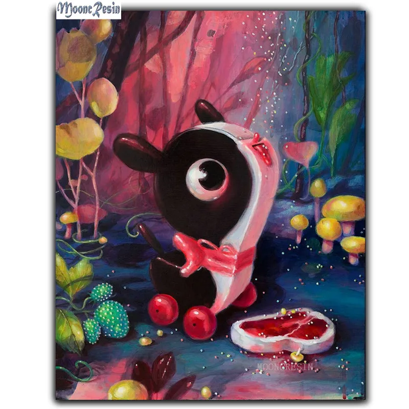 5D Diy Diamond Painting Cross Stitch Sugar To The Toy Dog Needlework Embroidery Full Round Mosaic Decoration Resin Kits | Дом и сад