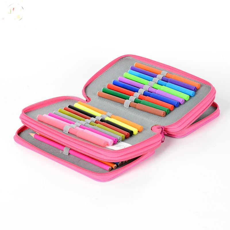 3 молнии многослойная функция Оксфорд школьные карандаши Чехол держатель ручки