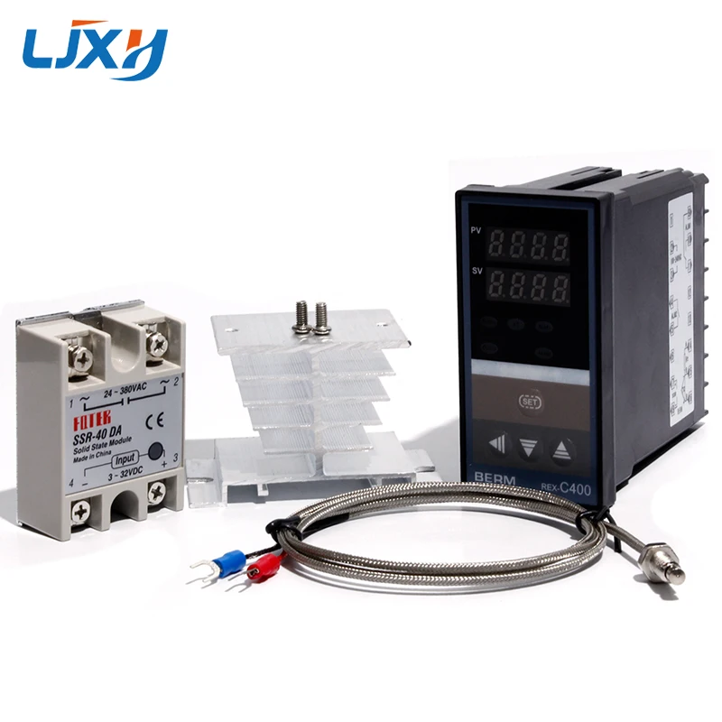 LJXH REX-C400 цифровой термостат PID регулятор температуры комплект 40DA | Бытовая техника