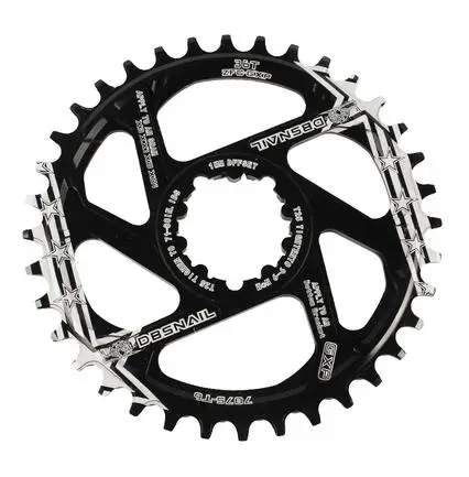 GXP plate 36T 1mm Новая Улитка MTB горный велосипед Интегрированный полый Звездочка с ЧПУ Сверхлегкий GXP Crank 104bcd диск положительные отрицательные зубы - Цвет: GXP plate 36T 1mm