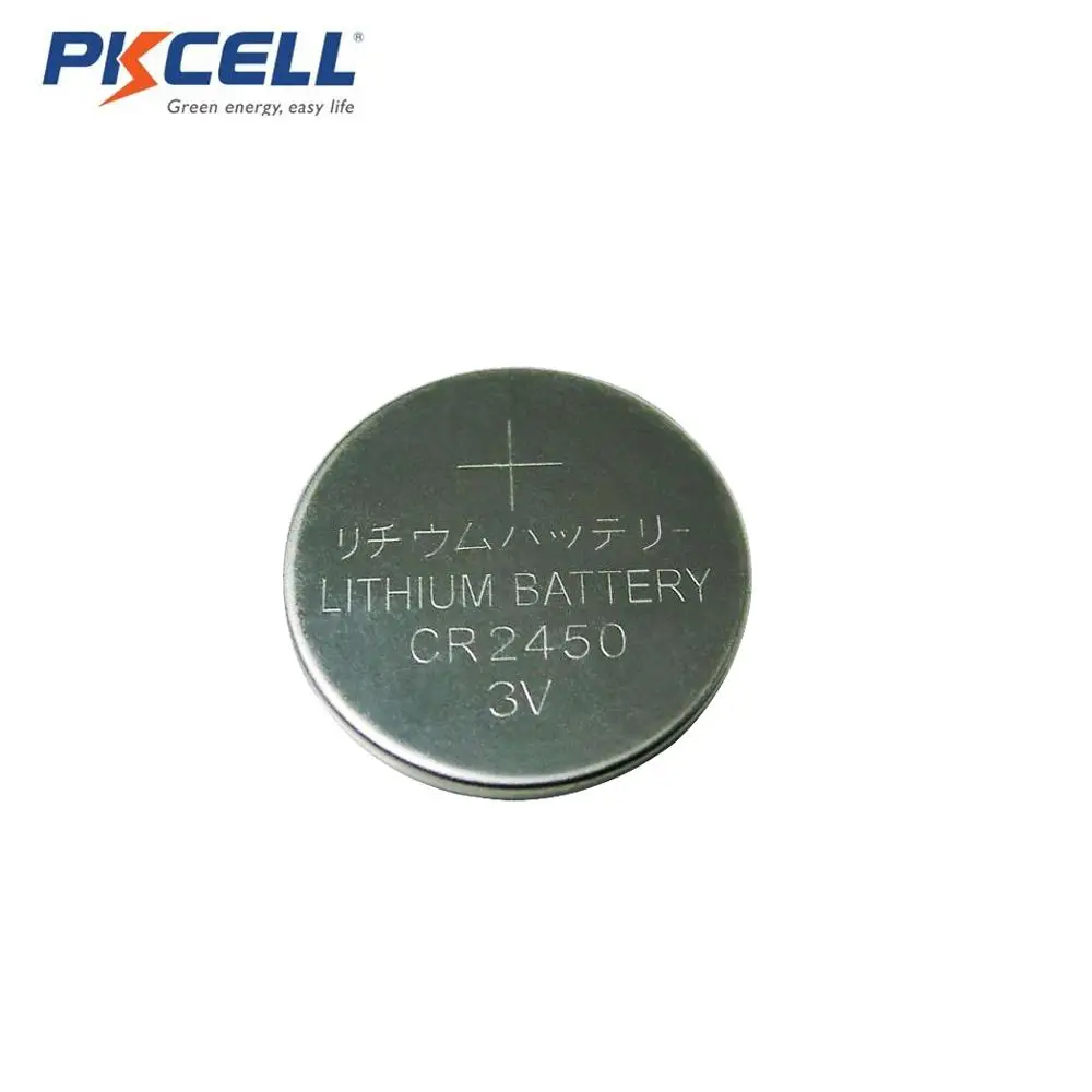 10 х PKCELL 600 мАч KCR2450 5029LC LM2450 3 В литиевая батарея CR 2450 DL2450 батарейки для часов игрушек