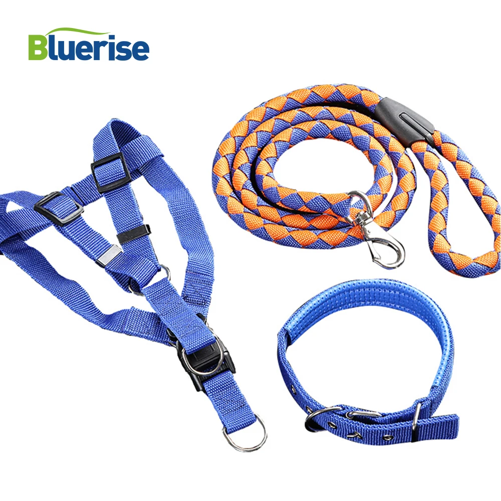 Bluerise длинный поводок для собак нейлоновая веревка домашних животных бегущие