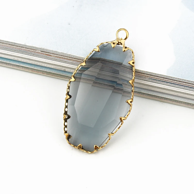 Серьги с прозрачными кристаллами в европейском стиле 1 шт. подвески для браслета