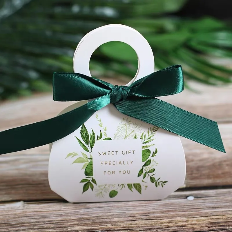 50 шт. детская вечеринка на свадьбу Сувениры розовый/зеленый мрамор конфеты