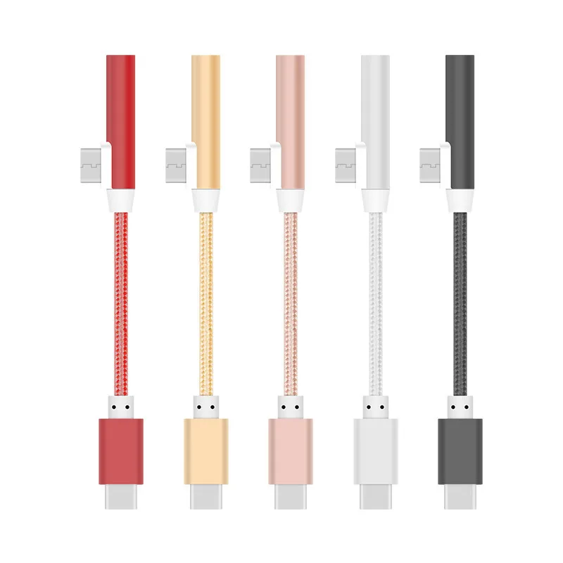 Thbelieve Тип C до 3 5 ММ Наушники Кабель-адаптер 2 в 1 usb-c Переходник USB удлинитель мм