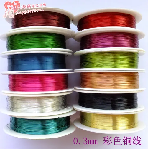 56 метров медь бисер ювелирные изделия поделки из проволоки 0 3 мм | Украшения и