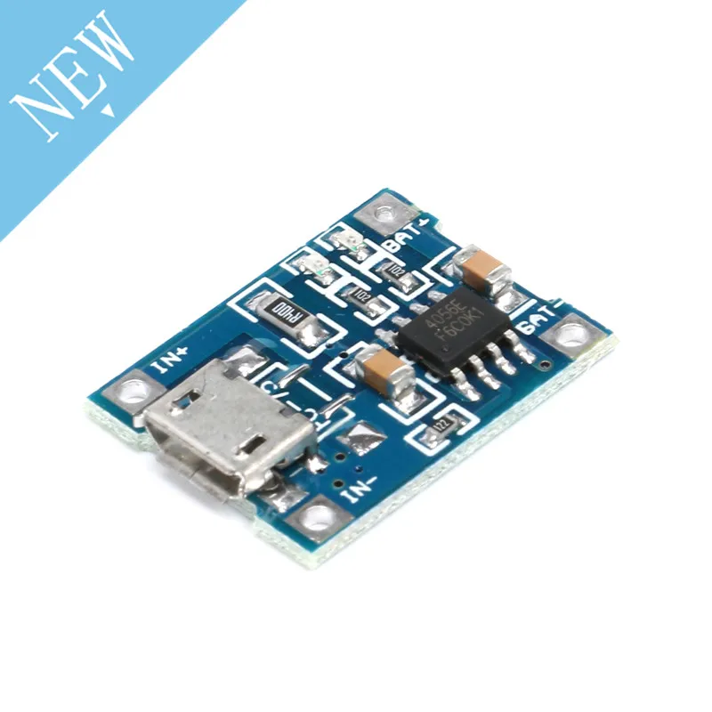 5 шт. Micro USB 5В 1А 18650 TP4056 модуль зарядного устройства литиевой батареи зарядная