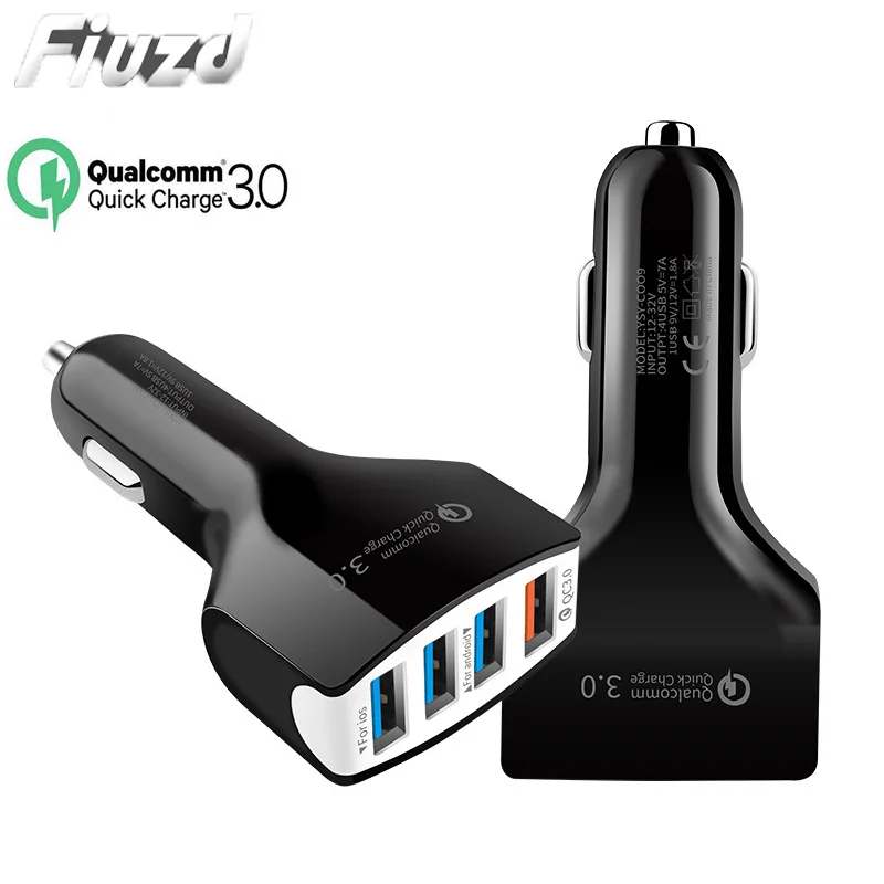 Fiuzd QC3. Автомобильное зарядное устройство 0 USB для Xiaomi mi 8 9 t pro быстрое телефона Huawei