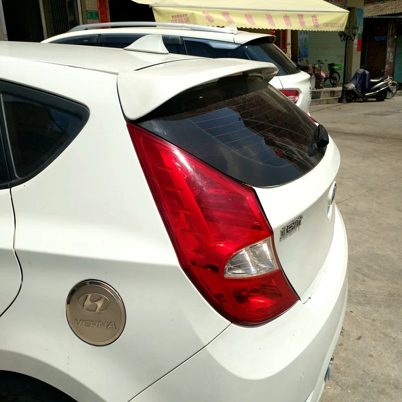 Для Hyundai Verna 2011 2015 высокое качество ABS Материал хэтчбек спойлер праймер или любой