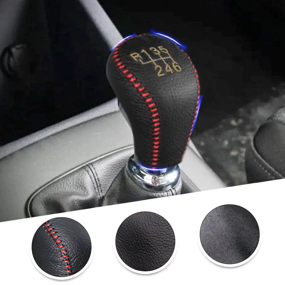 Red Автомобильный Шестерни чехол из искусственной кожи для KIA K3 2013- KX3 K4 K5- чехол для рычага переключения передач Шестерни рычаг переключения передач - Название цвета: Red