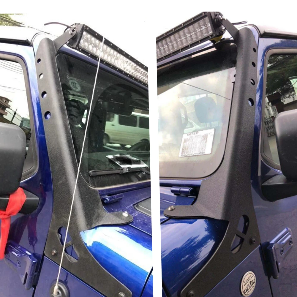 Стальные верхние кронштейны для крепления на лобовое стекло Jeep Wrangler JL 2018 2019 52