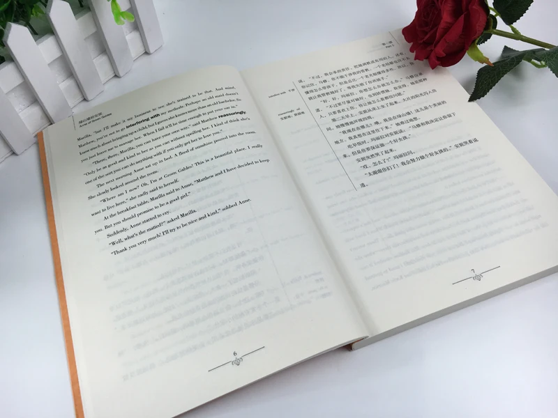 Anne of green gables двуязычный китайский и английский всемирно известный(узнать китайское письмо лучшая книга