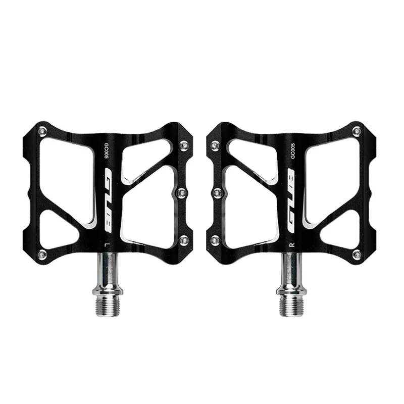 

2020 GUB GC005 Platform Aluminum Alloy Road MTB Bike Pedals Cr-Mo Steel Axis Sealed Bearing DU Mountain Cycling Pedals Black Red