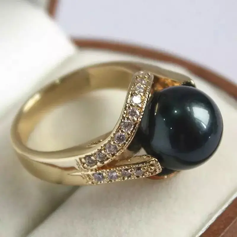 Selling&gt jewerly 12mm South Sea shell pearl Bead Jewelry Ring Size 6 7 8 9 AAA Top Grade&gt | Украшения и аксессуары