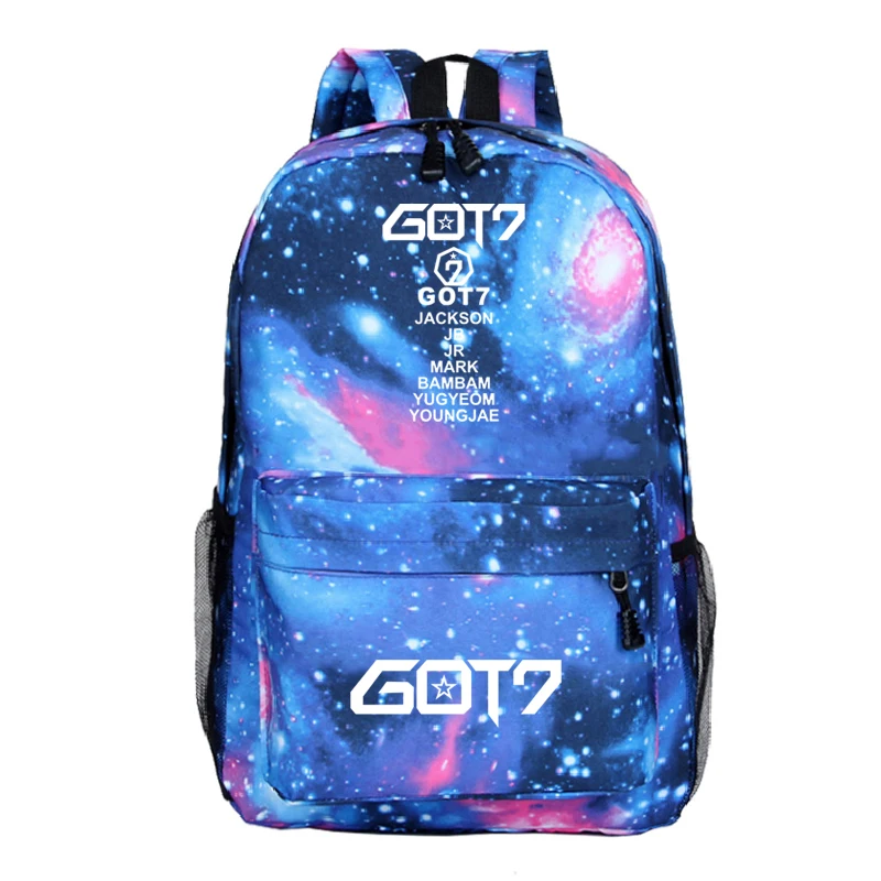 

GOT7 Backpack Students Boys Girls Bags Fashion New Pattern Schoolbag Teens Daily Backpack College Bag Travel Bag Mochila
