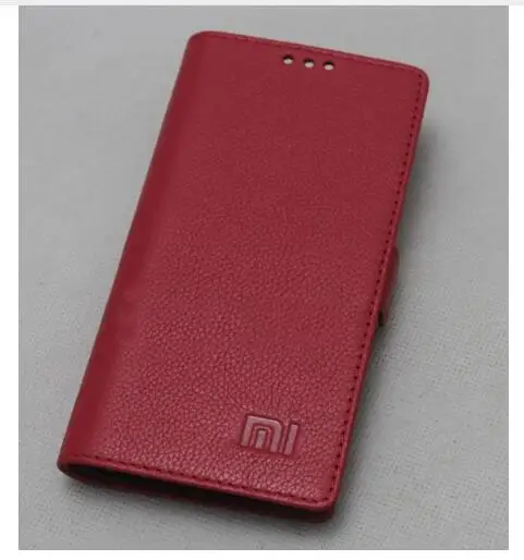 Чехол для Xiaomi Redmi 7, откидной чехол, чехол из натуральной кожи, защитный чехол, задняя крышка, чехол для телефона REDMI Note 7 pro - Цвет: red