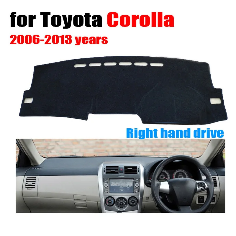 Коврик для приборной панели автомобиля TOYOTA COROLLA 2006 2013 лет коврик правого руля
