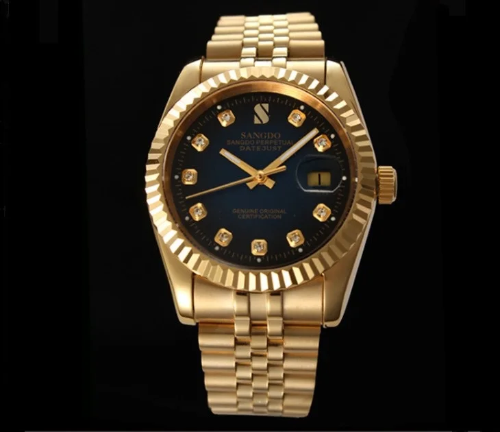 

Мужские механические часы SANGDO с автоподзаводом, 37,5 мм